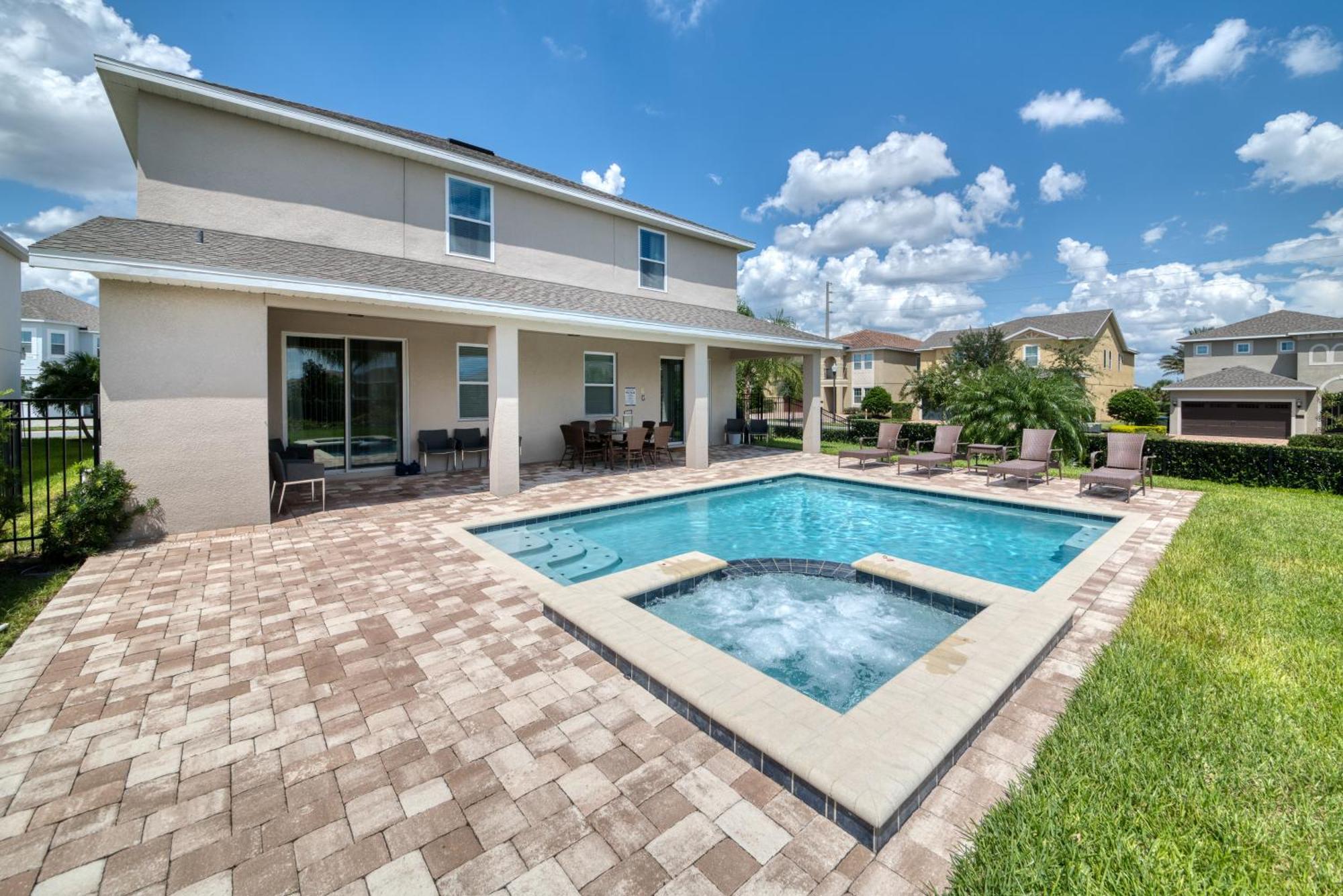 Exquisite Home With Media Room & Games Near Disney By Rentyl - 7600M Орландо Экстерьер фото